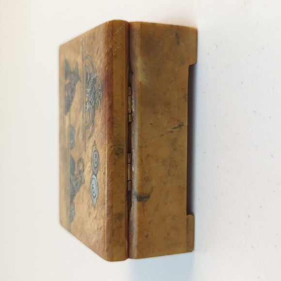 Decorative Inlay Marble Box - Picture 4 of 4